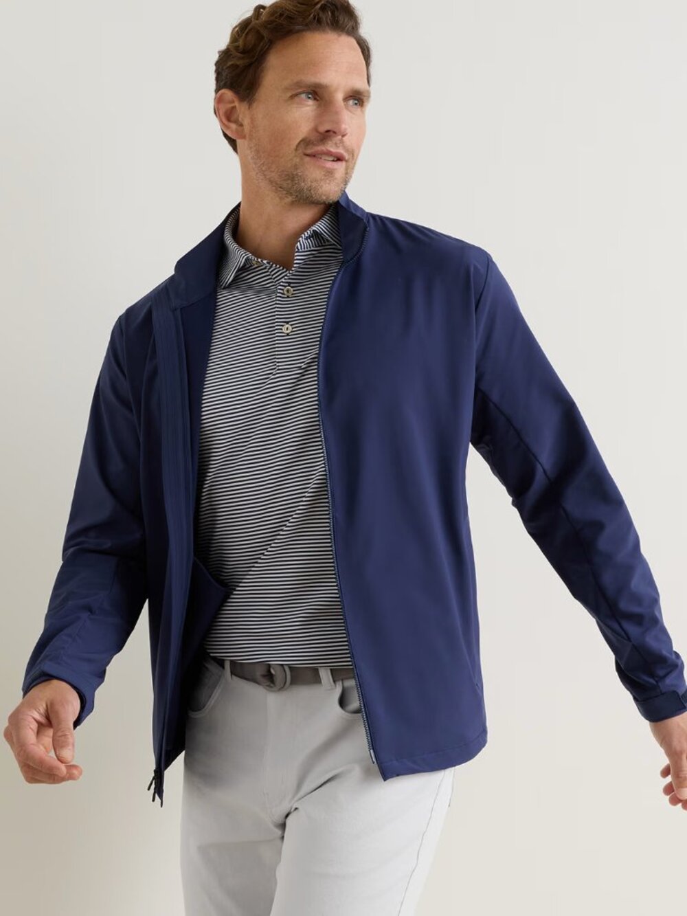 NWT Peter Millar Crown Sport Dunes Jacket- MS26EZ32: Navy (2XL)